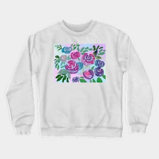 flowers rainbow Crewneck Sweatshirt